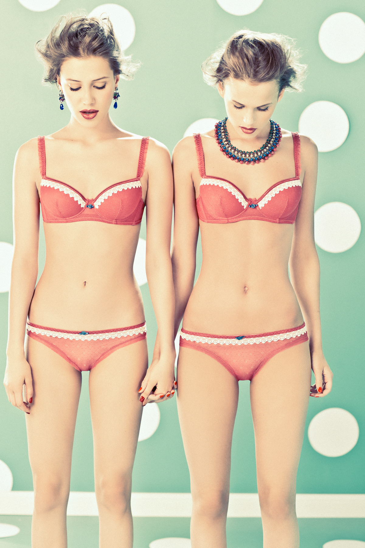 Vanity Fair Italy Colorful Lingerie